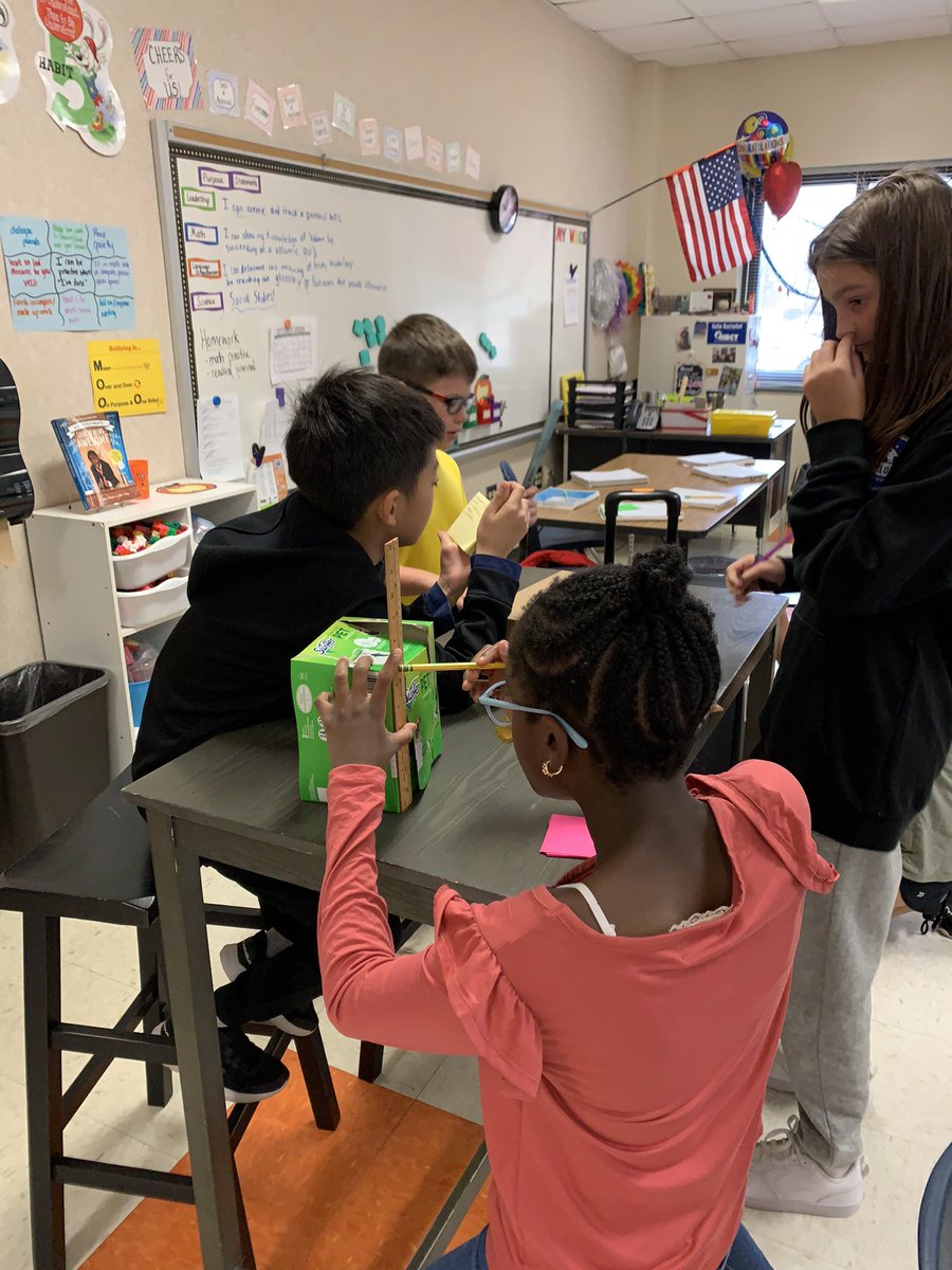 Figuring out if these needed items will fit in the luggage, without opening the luggage: Volume challenge! <a href="/SandyRidgeESNC/">Sandy Ridge Elementary School</a> #EmpowerED #TeamUCPS