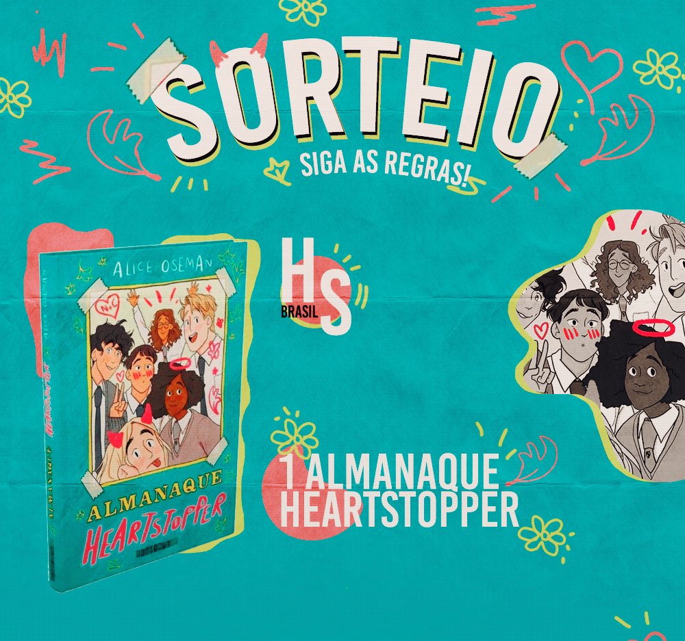 heartstbrasil's tweet photo. SORTEIO 🍂📚

Faltando 10 dias para seu lançamento oficial, vamos sortear DUAS pessoas para ganhar um Almanaque Heartstopper! 

Para concorrer basta:
• Seguir @heartstbrasil e a @editoraseguinte;
• Dar RT nesse tweet; https://t.co/JPiJnEoPm9