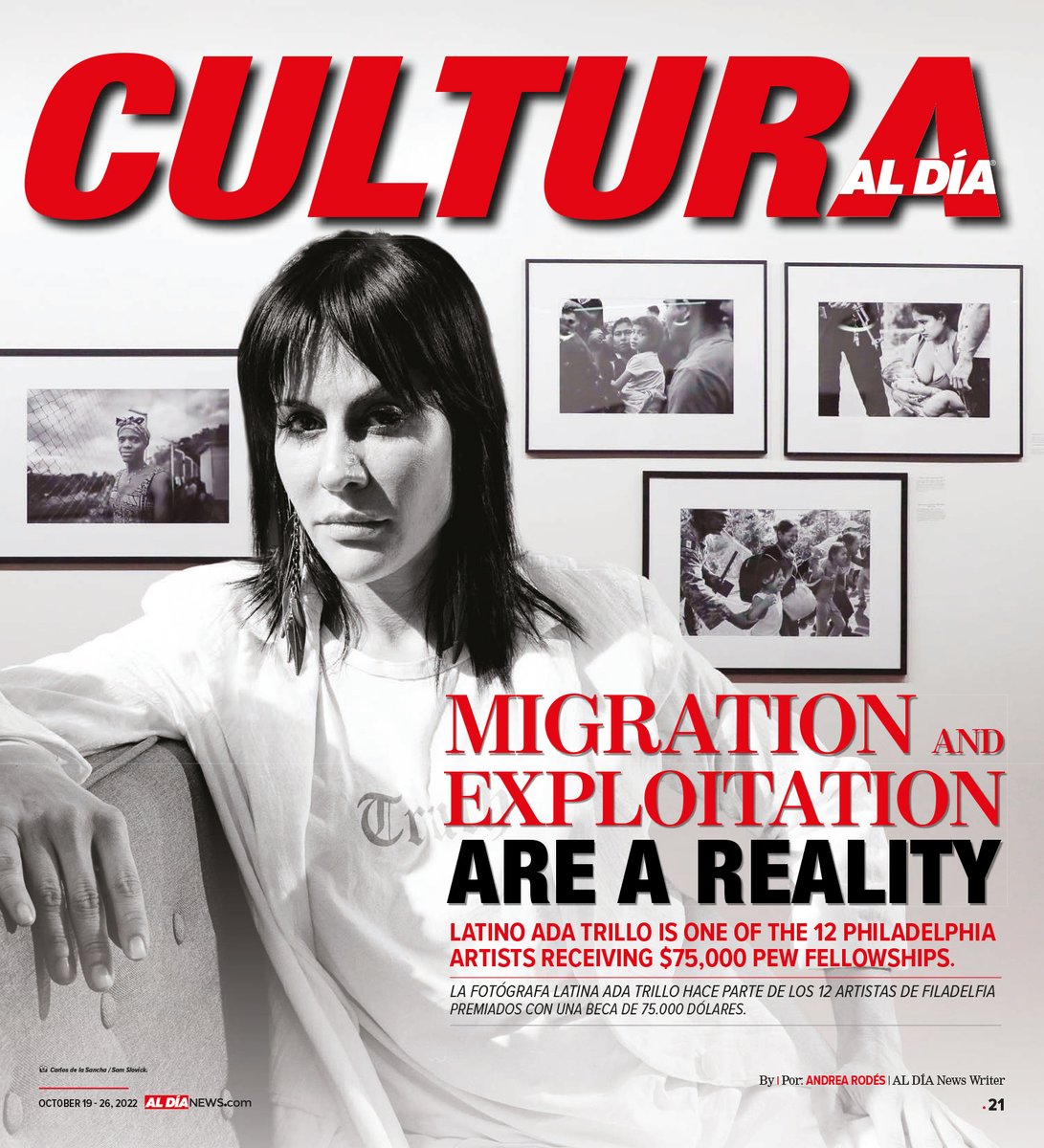 📌 Migration and Exploitation Are a Reality. Latino Ada Trillo (<a href="/AdaLuisaTrillo1/">Ada Trillo</a>) is one of the 12 Philadelphia artists receiving $75,000 Pew Fellowships. #photography #latinoartist

Learn more about it: ow.ly/HI0p50Ljh9r