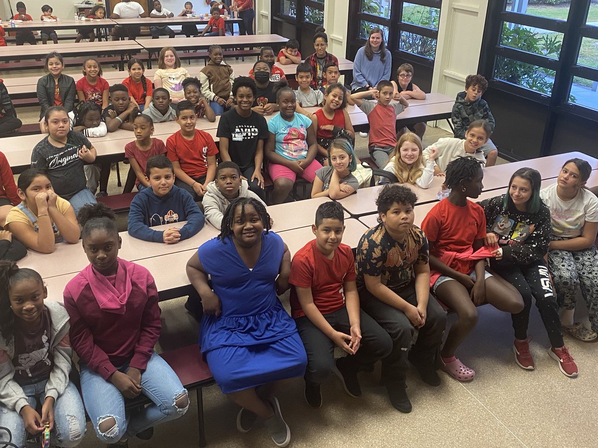 4th grade Motivational Monday with <a href="/delandbulldogs/">DeLand High Bulldogs</a> <a href="/DeLandHS_AVID/">DeLand HS AVID</a> Senior, Princess.