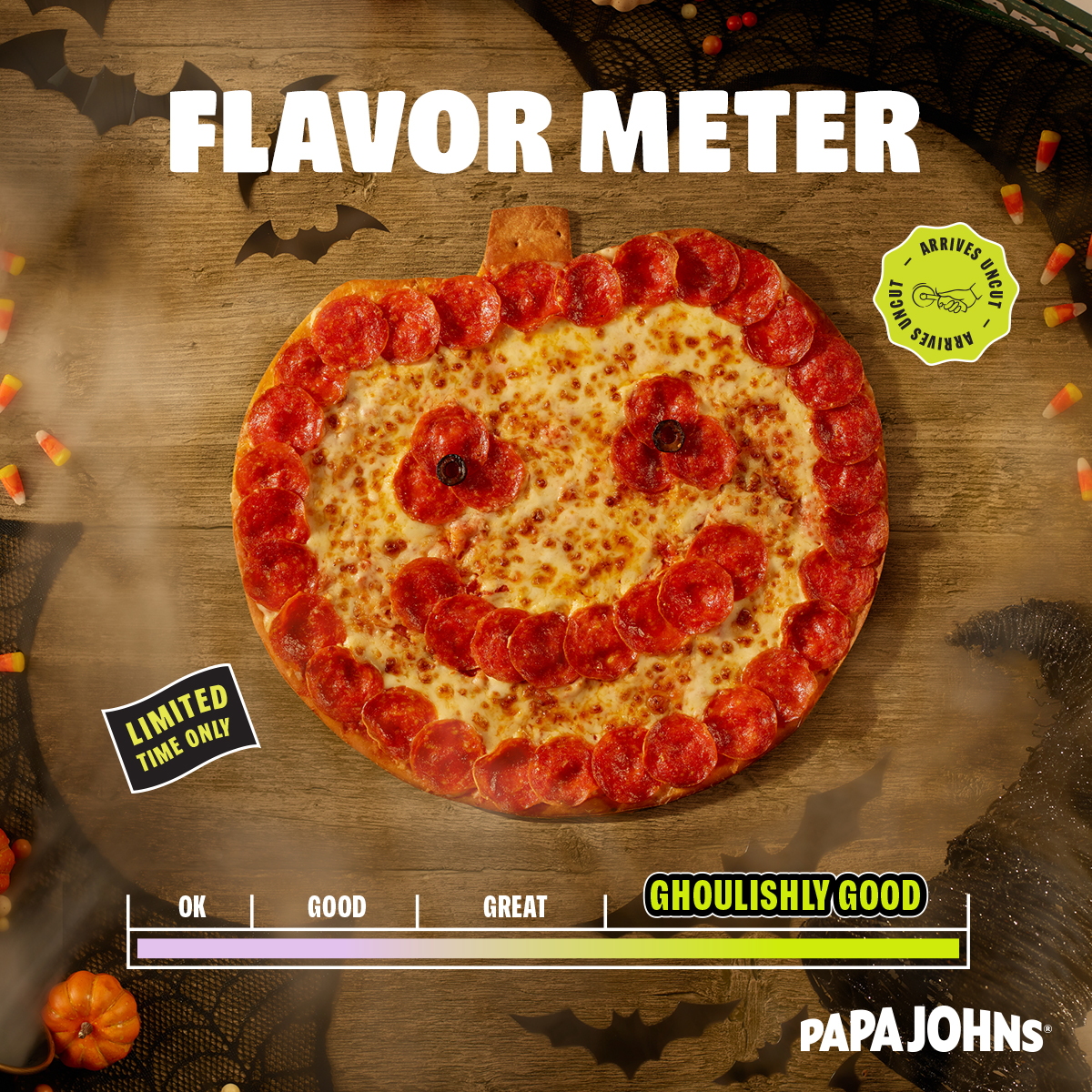 It's not shocking that the Jack-o'-lantern Pizza is ghoulishly good 👻🍕
