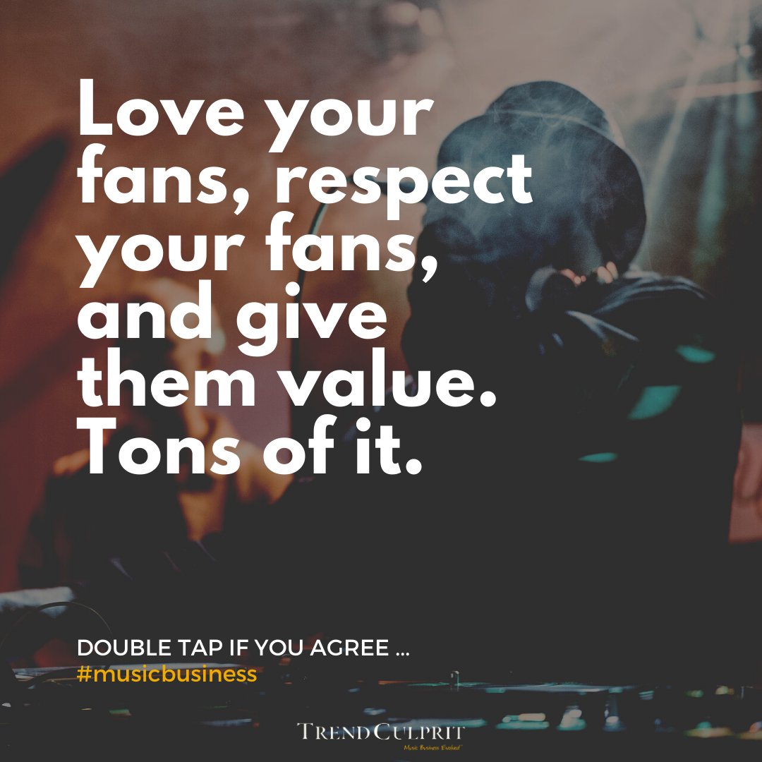 trendculprit's tweet photo. Double tap if you agree ...

Let's make music with meaning and purpose. Let's build conscious music businesses together. Let's hit the road and elevate the planet. We transform ours and other people's lives. We are Music Entrepreneurs on a worldwide mission. We are TrendCulprits. https://t.co/pIffd88der