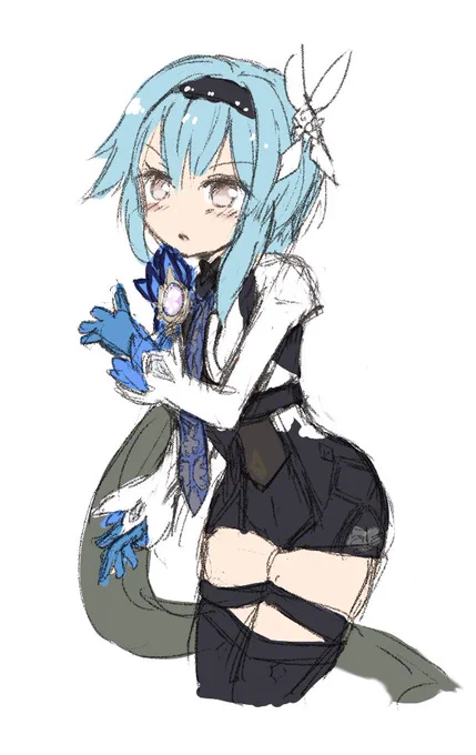 おめでとうエウルア姉さん。一番最初に引いた限定☆5キャラです。#原神 