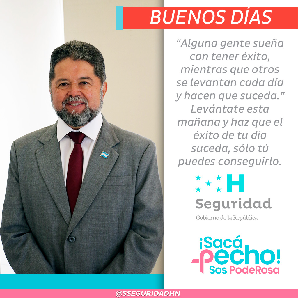 SSEGURIDADHN's tweet photo. #BuenosDias 🌞
La vida siempre te ofrece otra oportunidad, se llama HOY. ¡Aprovéchala!...
#PoliciaComunitariaHN #SeguridadCiudadana
#SosPodeRosa #SacaPecho https://t.co/NRze3rcvcO