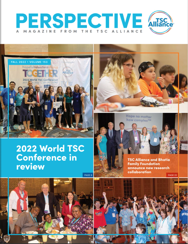 tscalliance's tweet photo. The digital issue of the Fall 2022 Perspective Magazine is now available, featuring a review of the 2022 World TSC Conference, an overview of a new clinical trial and a summary of this year's major events!
Read it now: https://t.co/kMLKznXxlL https://t.co/fIEgiemA39