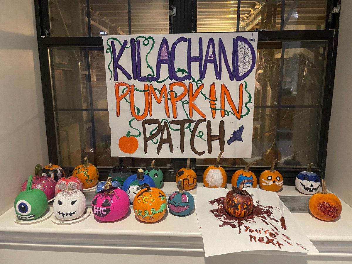 bukhc's tweet photo. 🎃 Vote for your favorite Painted Pumpkins in these categories: Most KHC Spirit, Spookiest, &amp; Best Overall.

🎃 View the pumpkins and vote here: https://t.co/mQfVa8DrlO 

🎃 Polls close Friday, 10/28 @ 12pm noon
Winners will be announced on Monday, 10/31! https://t.co/K548GnQwmM