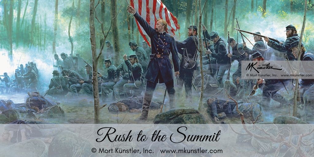 MortKunstler's tweet photo. FREE Shipping on all Limited Edition Paper Prints!
Shop here: https://t.co/oL2P9zJLfO
#HistoricalArt #AmericasArtist #MortKunstler #CivilWarArt #FreeShipping #RushToTheSummit #JoshuaChamberlain #BattleOfGettysburg #LittleRoundTop #AvoidTheRush https://t.co/SjaY9zKS1Y