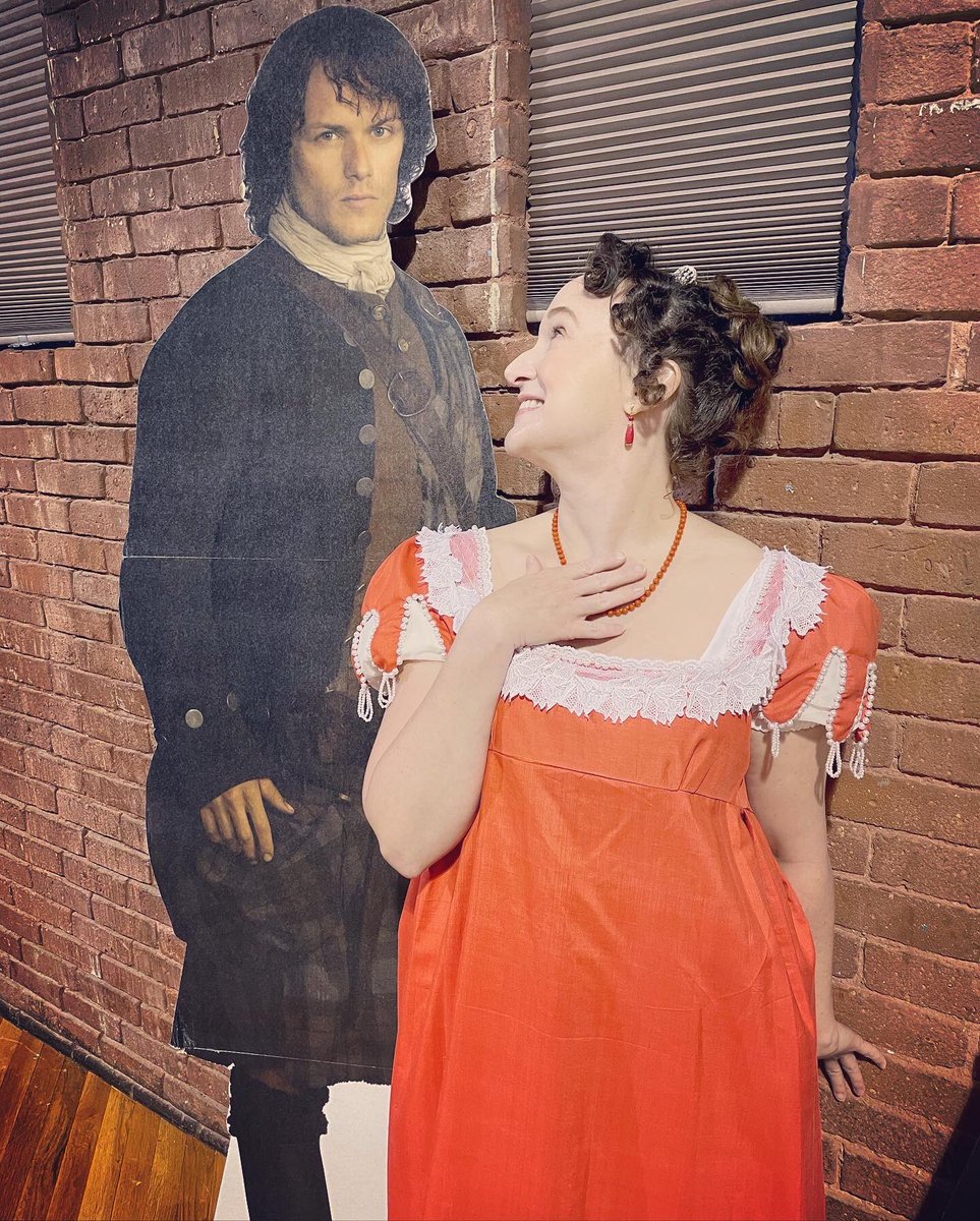 @1stLadiesForum means #BUSINESS at @nela Annual #conference @DTManchesterNH .

And, then again, we also want to #Play #AllTheTime @historyatplay !

@SamHeughan : #DolleyMadison and #LouisaCatherineAdams cannot get enough of you! @Outlander_STARZ @LauraLostInTime 

#makehistory