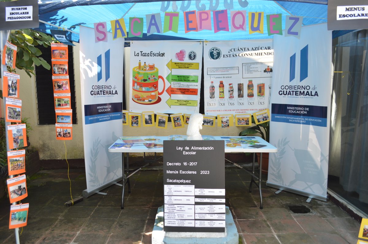 DideducSac's tweet photo. El equipo de trabajo de la Dirección de Fortalecimiento de la Comunidad Educativa de la #Dideduc y de la #DIGEFOCE del #Mineduc concluyeron con la jornada informativa a través del stand en el marco del día internacional de la alimentación. https://t.co/fv6R4uVzwv
