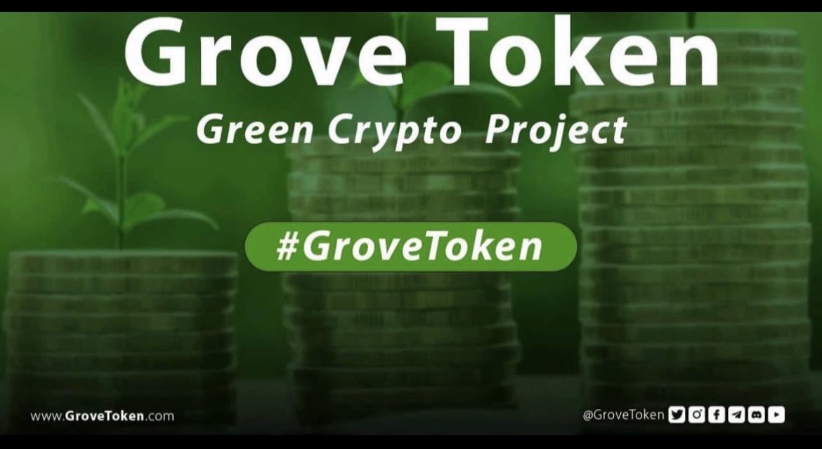 Any Grovetoken fans here?😃🌳🌳🌳 #crypto #blockchain #ethereum #bitcoin #greencrypto