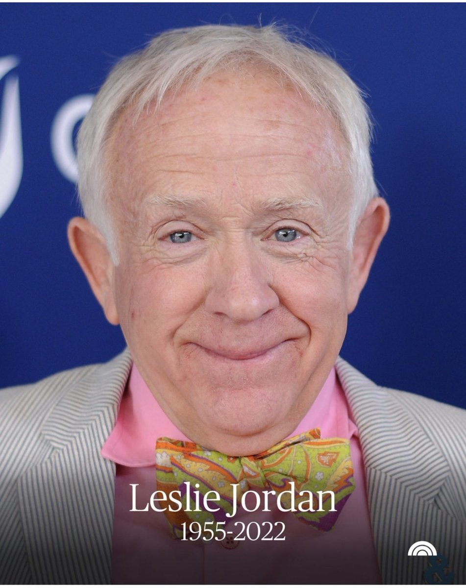 A quick story about Leslie Jordan. @thelesliejordan (1) He was gifted, hilarious, generous, deep and filled with a full range of humanity. The night before I came out of the closet, I spent a fabulous evening in NYC with Leslie Jordan. He knew what the next day held for me.