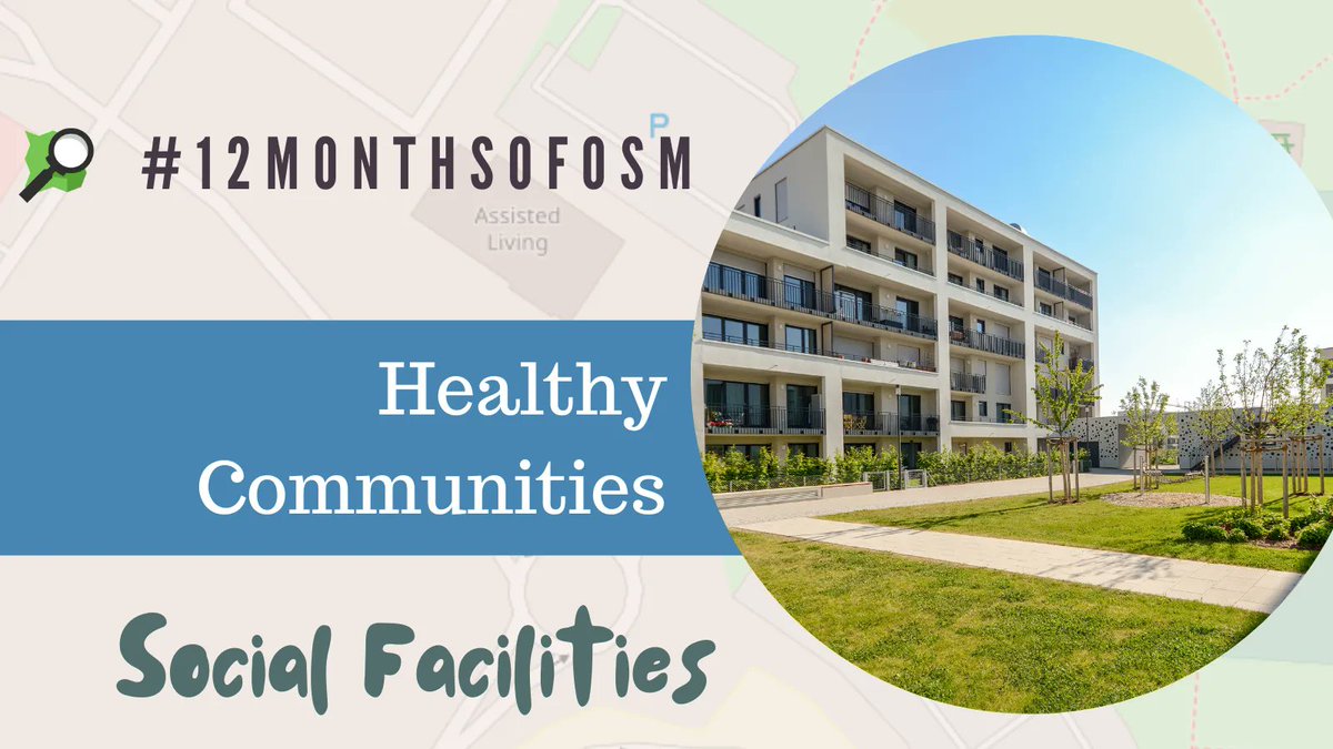 OpenStreetMapUS's tweet photo. Map social facilities in your community for #12monthsofOSM. Social facility types include clothing and food banks, shelters, and assisted living homes. For a full list, review this OSM wiki page: https://t.co/jdcx9pKcfP 
#MappingMonday #OpenStreetMap #healthycommunities https://t.co/hy9iTUiN8T