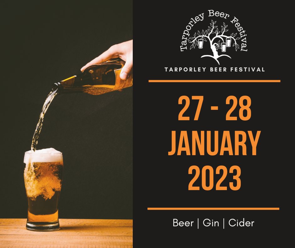 TarporleyBF's tweet photo. Save the date…the countdown begins! 🍻🍻 https://t.co/4R1Z399Jkr
