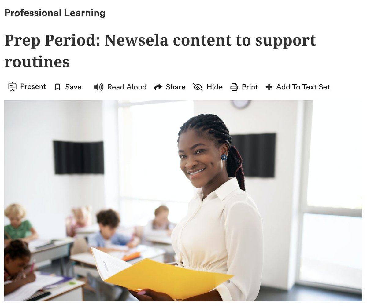 👋 #Teachers in this week's #PrepPeriod, we share <a href="/Newsela/">Newsela</a>  content to complement instructional routines. 

👉Explore them here! newsela.com/read/prep-peri…

❓Hungry for more content? Let us know what you would like to see from us!

We cannot wait to #learn with you!
