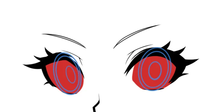 最近気が付いたんだけど白目に目玉まるまるクリッピングすればいちいち線消さなくてもいいし視線移動させたりも楽だし塗る時も ダバッ ってならない 