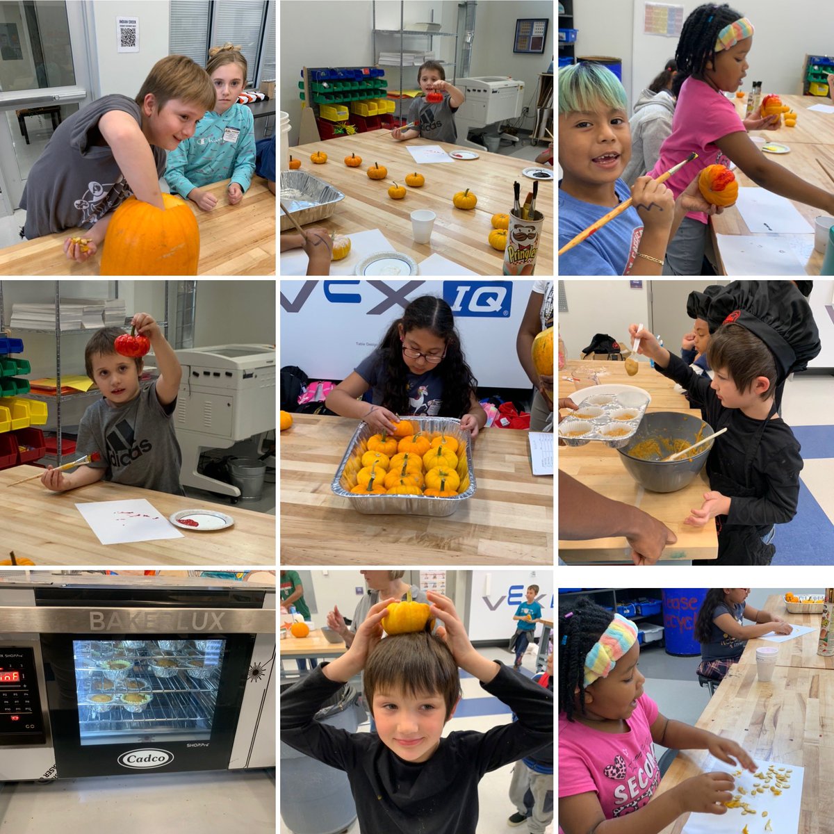 hensongrade3's tweet image. Yayyyy happy pumpkin day!!! We planted them, we grew them and now we get to enjoy them…#pumpkinmuffinsforthewin #pumpkinseedart #thisishowweSTEM #IC2223