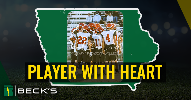 brownfield's tweet photo. @BecksHybrids congratulates this week's Player With Heart, Weston Drost for his commitment and passion on the field and beyond! To learn more listen to Weston's full interview.