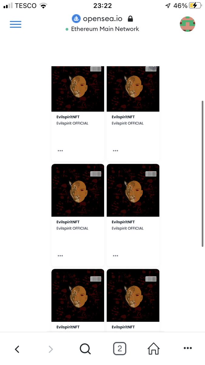 Just minted another 5 <a href="/EvilspiritNFT/">Evilspirit 👿 (FREE MINT )</a> for around $5 so now I have 10
Free mint no WL and no brainer 
If in doubt use burner 
They are cutting supply at 666 so jump in there 
#NFTs #NFT #NFTshill #NFTProjects #NFTcollections