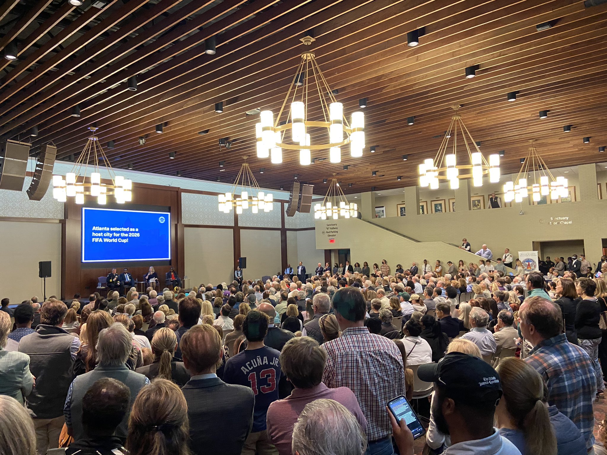 Thomas Wheatley on Twitter "Huge turnout for andreforatlanta town