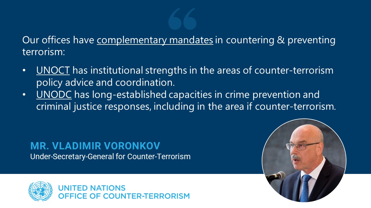 United Nations Office of CounterTerrorism on Twitter "USG UN_OCT Voronkov the launch