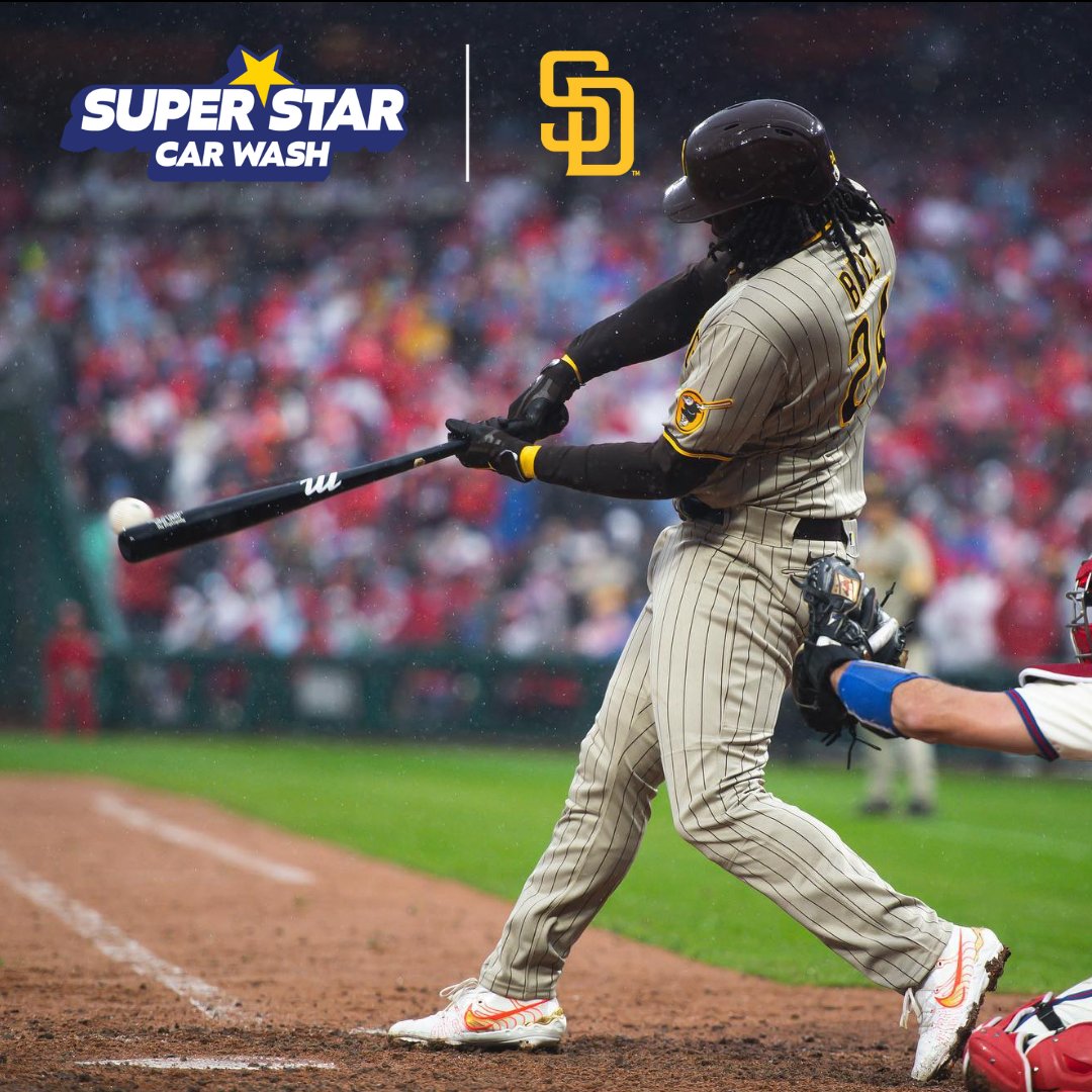 CarWashAZ's tweet photo. Congratulations on an incredible year! Looking forward to next season! Go Padres! ⭐️⚾️

#superstarcarwash #padres https://t.co/Z5sbOOsejY