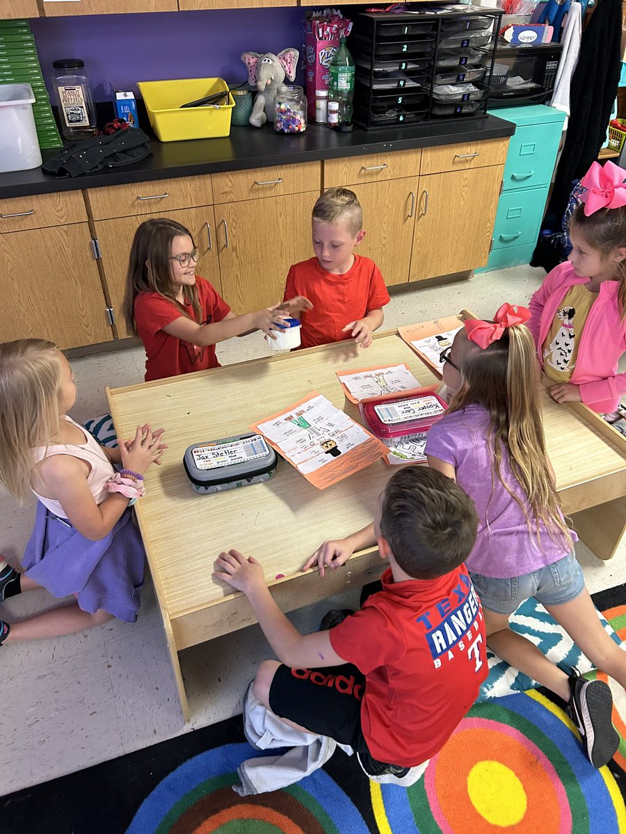 Today we made butter after reading the IRA Milk: From Cow to Carton. So fun!!!! Then we got to try it. Some loved it and some did not 🤣 but we were all brave and tried something NEW!! #aesmakeyourmark <a href="/granburyisd/">Granbury ISD</a> <a href="/ActonElementary/">Acton Elementary</a>