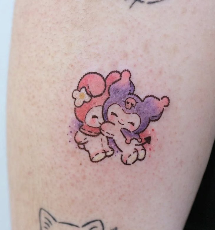 Tattoo Cute on Instagram Kuromi boo boo  kuromi  kuromiaesthetic kuromitattoo sanriotattoo sanrio sanriofan  sanriofanart kawaiitattoo