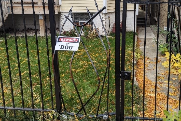  On Twitter Making The Best Out Of A Section Of Fence That A 