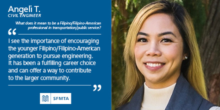 Happy Filipino American History Month! Join us as we celebrate the diverse experiences of Filipino/Filipino-American staff at the SFMTA. #FAHM2022