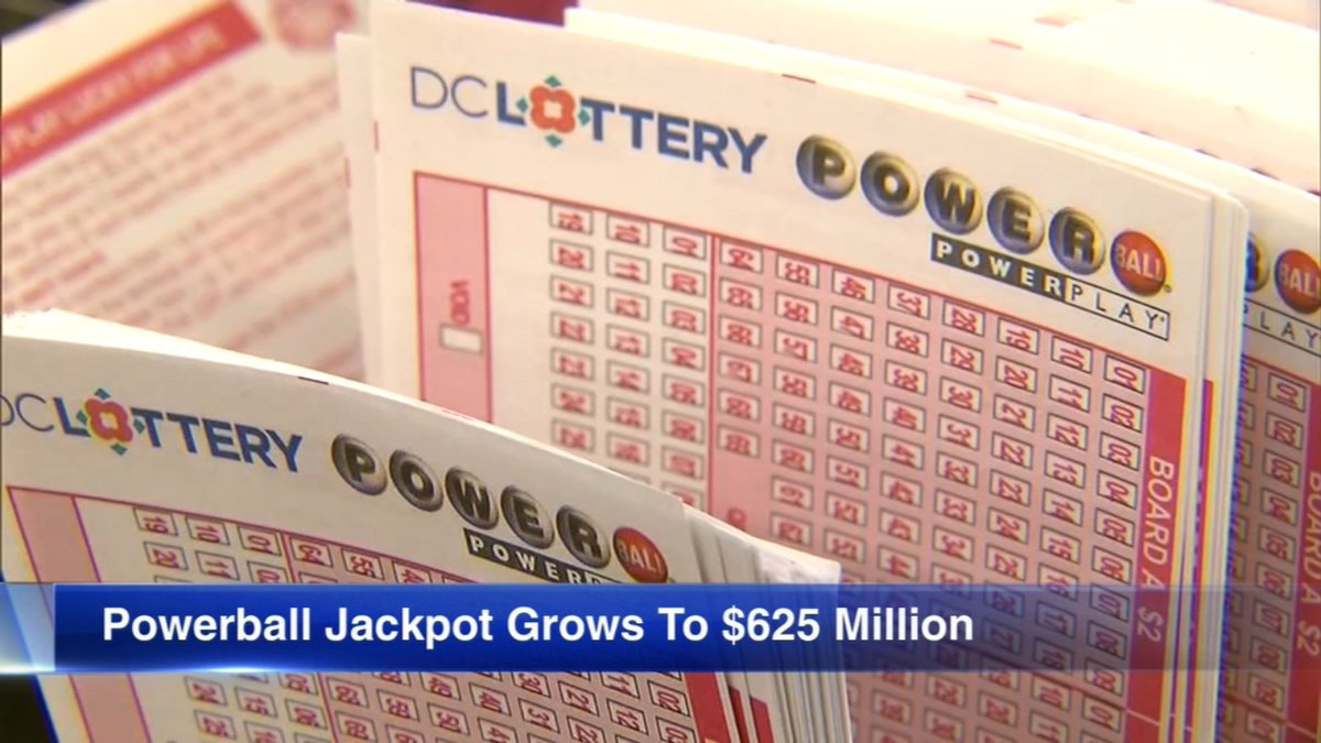 The Powerball jackpot has climbed to $625 million for Monday night's winning numbers drawing. https://t.co/qn9sCbMeUQ https://t.co/SjJWgmCz8H