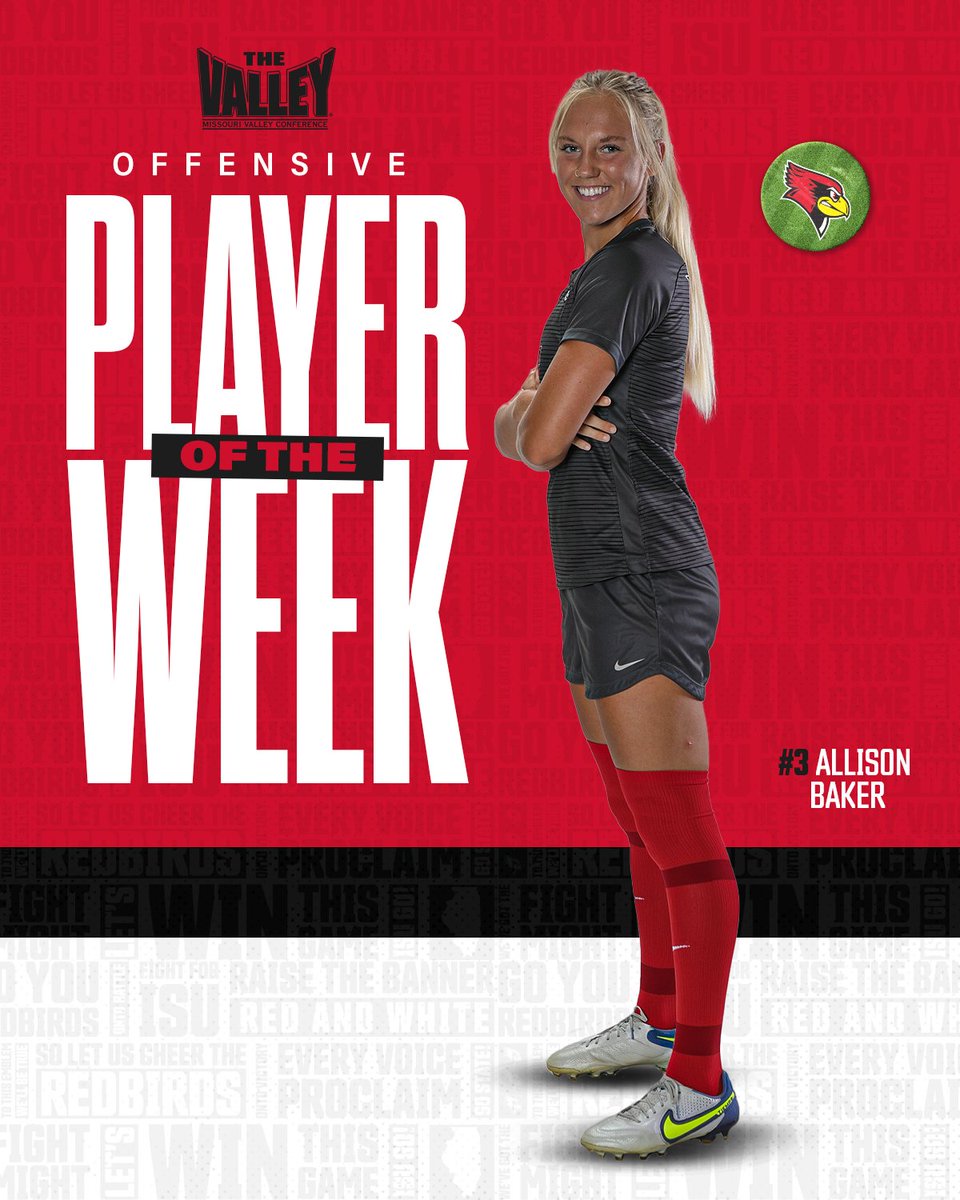 Redbird_Soccer's tweet photo. valley offensive player of the week to close her redbird career 💪 https://t.co/vIGqL5TlOy