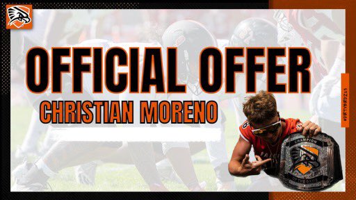 ChristianM41_'s tweet photo. After a great conversation with @CoachBFoltz I am blessed to announce that I have received my second offer to UT-Permian Basin https://t.co/Rozk6c2Qrm