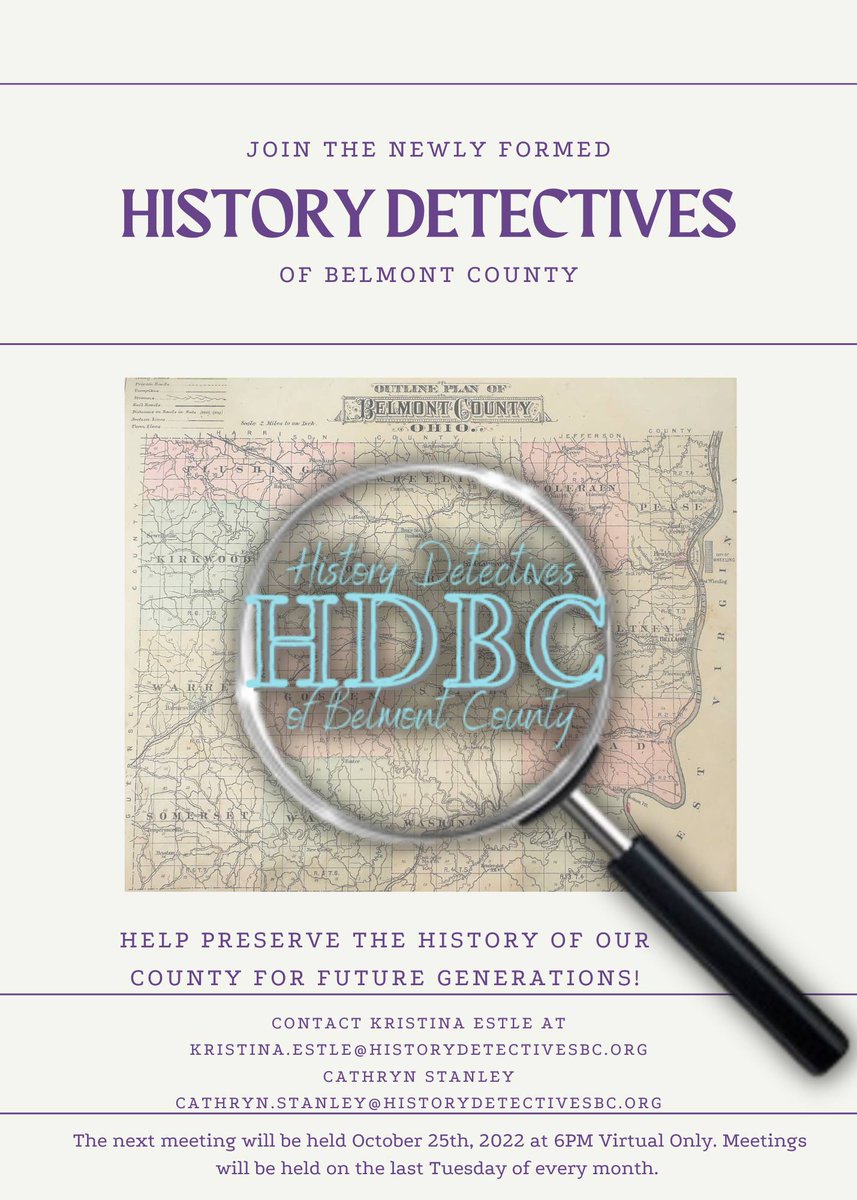 undergroundrrov's tweet photo. History Detectives of Belmont County Meeting
Tuesday, Oct 25  •  6:00 – 7:00 PM
Google Meet joining info
Video call link: https://t.co/VKM53ICXMO
Or dial: +1 414-436-8358 PIN: 949 788 185#
More phone numbers: https://t.co/9VEJqSHh6s https://t.co/WbmYBL27Ey