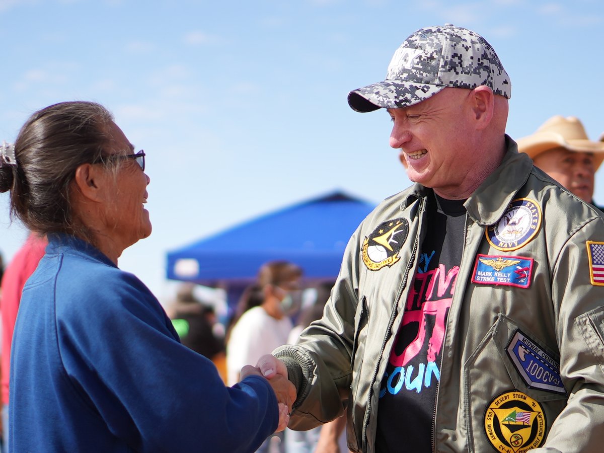 Captain Mark Kelly on Twitter "Thanks for having me, Tuba City!"