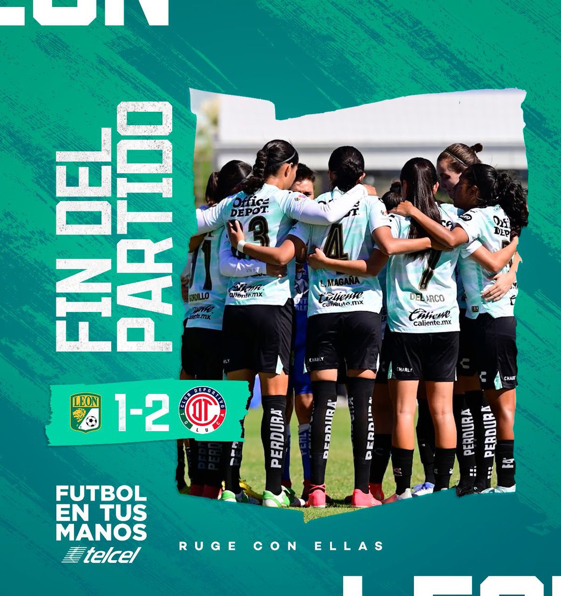 clubleonfemenil's tweet photo. #J17 | @LigaBBVAFemenil

@Telcel presenta el marcador final.

#RugeConEllas 🙋🏻‍♀️ https://t.co/6z3JwQypR1