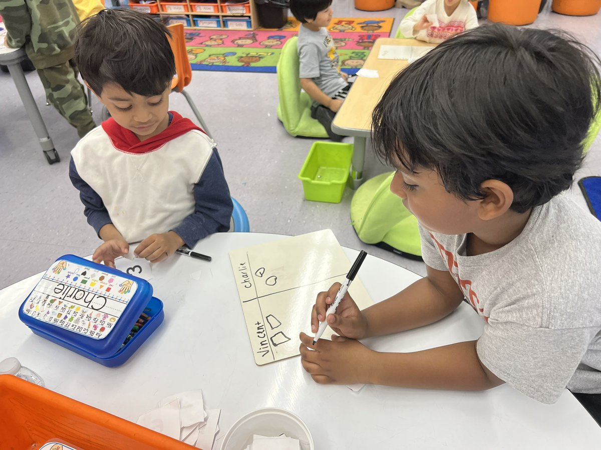 MsPulvidente's tweet photo. Math is even more fun when you are learning with a friend! 🌟Today we played a math game where we needed to find out who had the greater number 🧮 @WillowRoadVS13 @VS13UFSD https://t.co/5Tdk3n3yxZ