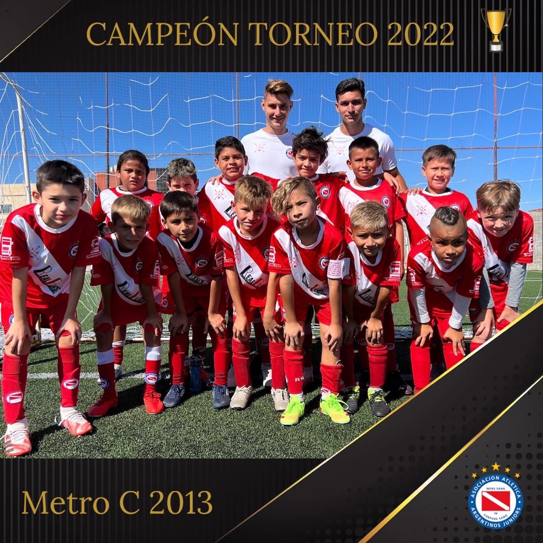 METRO C #amfioficial
Categoría 2009 Campeona🏆
Categoría 2011 Campeona 🏆
Categoría 2013 Campeona 🏆

🐞2do Puesto Tabla General🥈

🎖️ASCENSO A METRO B🎖️

Felicitaciones Jugadores y Cuerpos Técnicos👏🏻👏🏻👏🏻
#AAAJ  #inferiores  #Elsemillerodelmundo