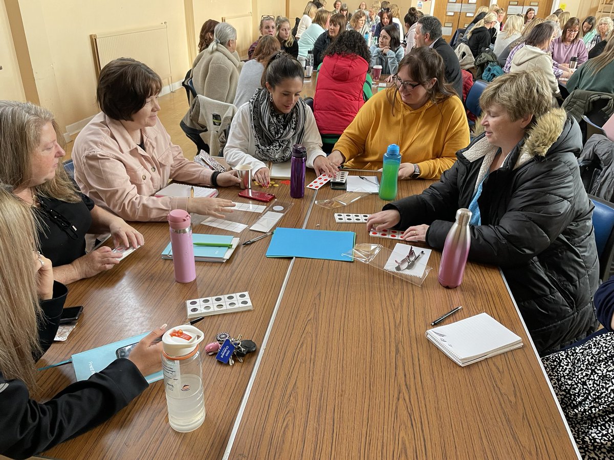 ScottMorrowSA's tweet photo. Delighted to get the chance to work with classroom assistants from across South Ayrshire looking at how to support learners develop a deeper understanding of maths… #SACNumeracy #CPA #VisibleThinking https://t.co/8nlFEDoYfi