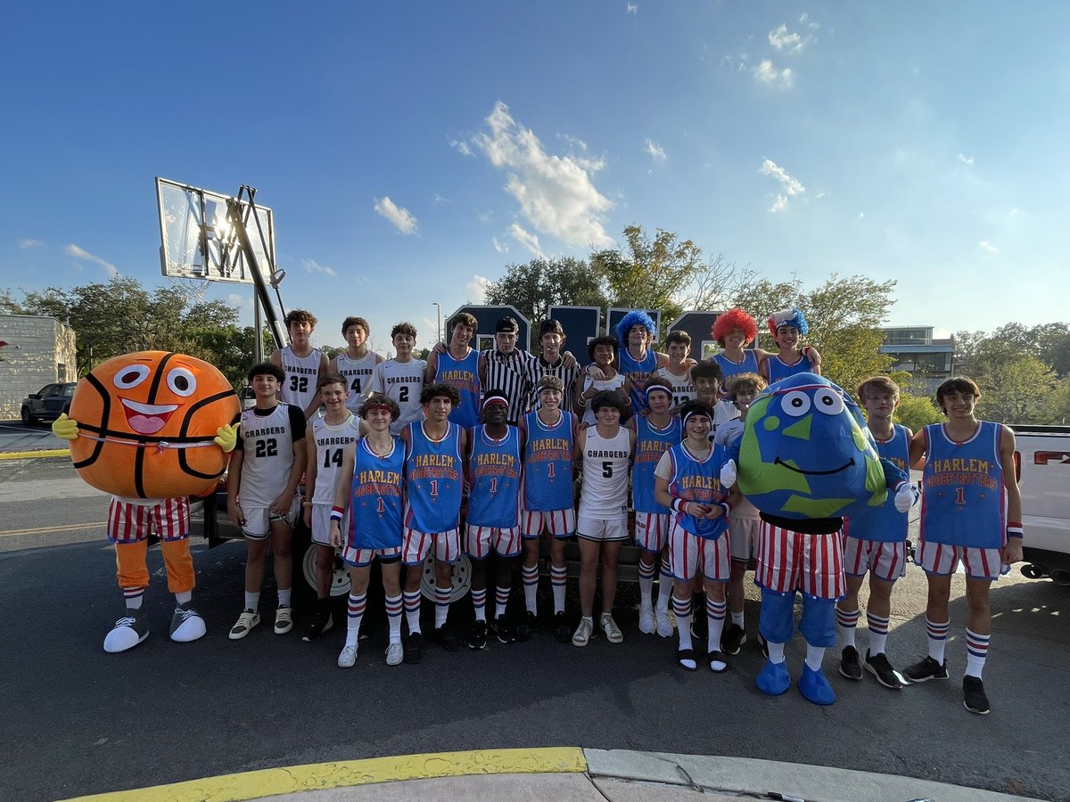 Have a feeling the Globetrotters are going to win this one. #HOCO2022