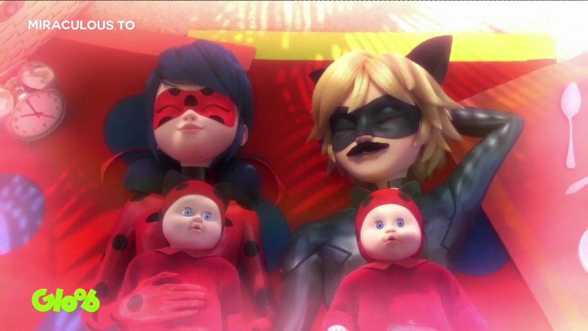 e não sei se fico feliz ou triste depois dessa episódio... só sei que o chat noir bigodudo vai me assombrar por um bom tempo #MLBS5Spoilers