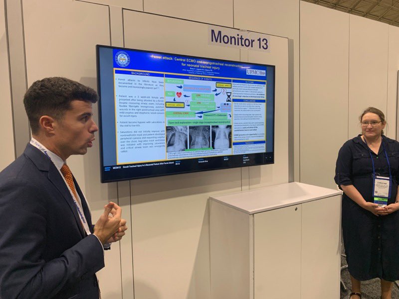 BreaParrilla's tweet photo. Last presentation at ASA Conference. ���Ferret Attack: Emergent Central ECMO and Laryngotracheal Reconstruction”. #ANES2022 @LigockiM_MD @UPMCAnesRes @PittAnes @ASALifeline https://t.co/kFLfYlTvYc