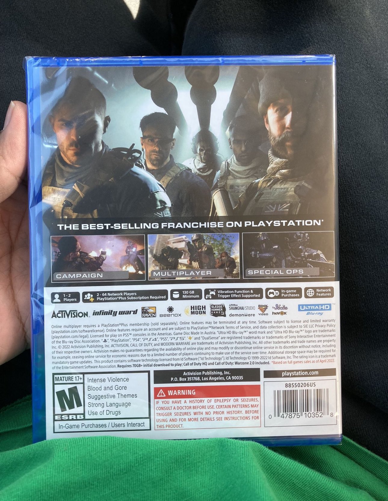 Haja espaço! Modern Warfare 2 pode ocupar mais de 130GB no PlayStation 5