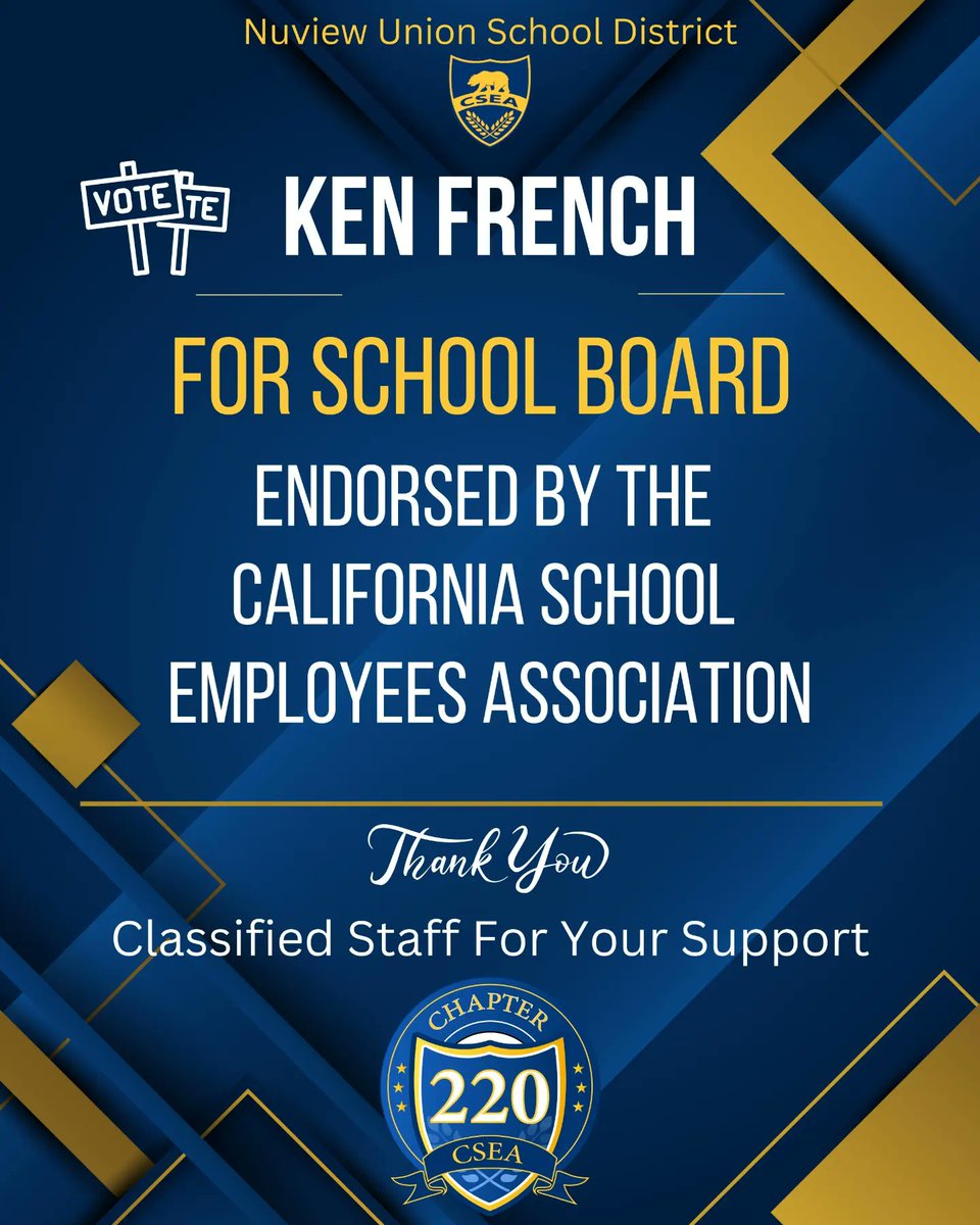 KenSFrench's tweet photo. Don't forget to vote. https://t.co/POjJPEc3g4
