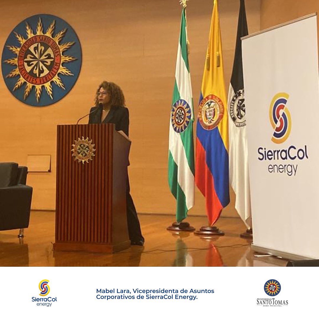 SierraColEnergy's tweet photo. En el día de hoy, junto con la Universidad Santo Tomás, hemos suscrito un acuerdo de cooperación académica y científica, en línea con nuestro compromiso de impactar positivamente en los diferentes territorios donde llevamos a cabo nuestras operaciones. @USTA_COLOMBIA https://t.co/5TPDjgTvqr