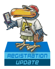 Comic_Con's tweet photo. ๐จThis is the big one! Mark your calendars! Comic-Con 2023 Open Registration will take place November 5! Participation is open to all with valid Member IDs, so keep an eye out for new info soon! Check our website & socials for badge sale updates & tips.๐ https://t.co/qvq3ysweUQ https://t.co/vIhpZTfEBl