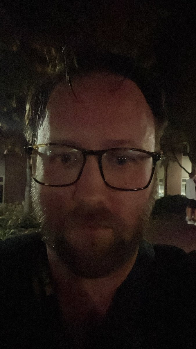 Well got peppersprayed by a Proud Boy. Several other media got direct hit. Thankfully it hit my glasses but my face and body is burning like the worst sunburn. #PennState campus cops watched and did nothing.