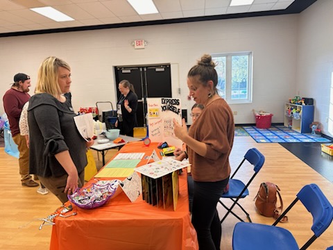 Truman special services offered a Parent How To in conjunction with conferences tonight. Therapists and service providers answered questions, conducted demonstrations, and offered options for how Parents can continue their child's services at home.