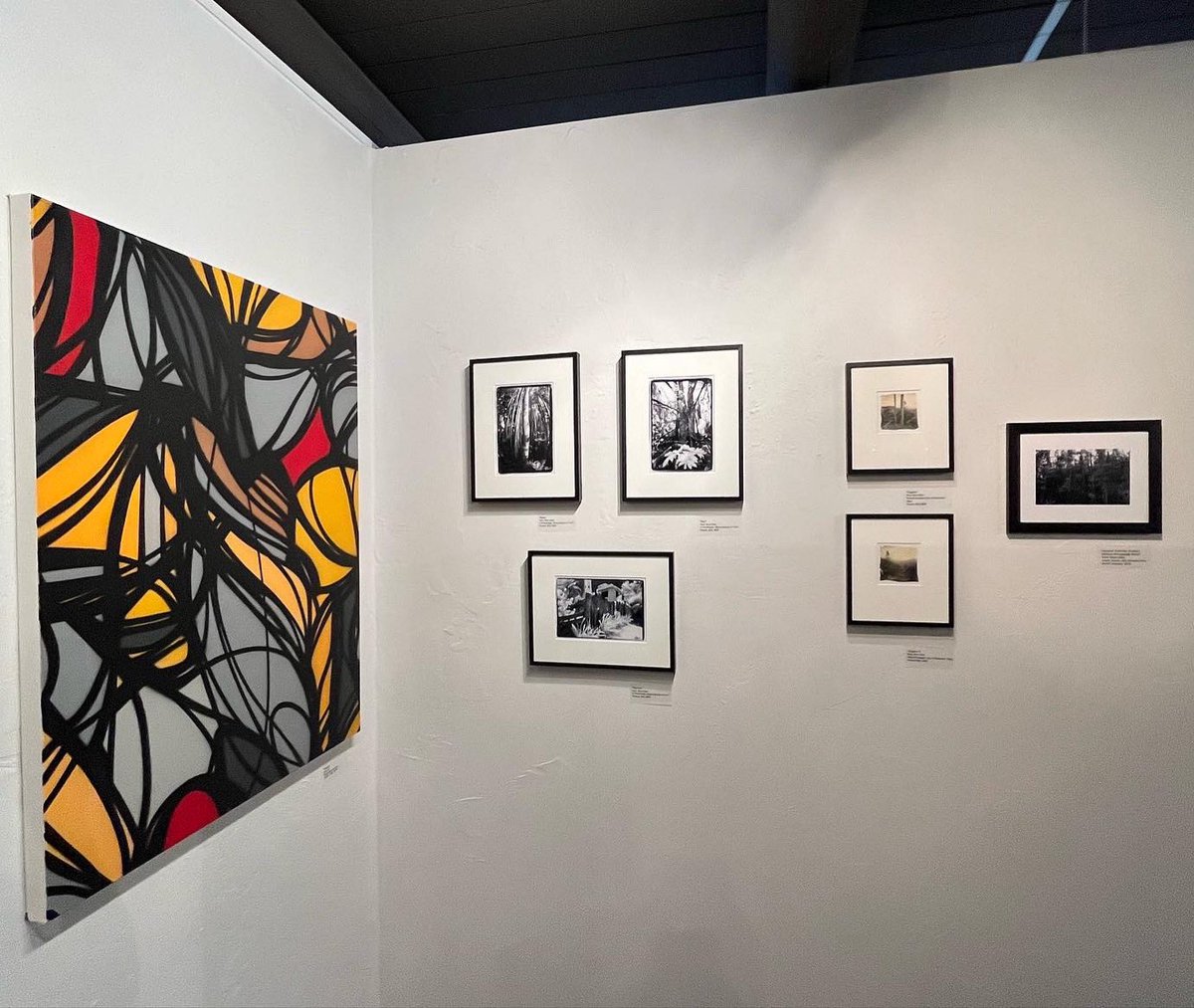 NicoleRoyseArt's tweet photo. Royse Contemporary traverses the new art season and welcomes fall with "Lens Versus Brush". This exhibition highlights a stimulating group of artists working in painting, photography or both. “Untitled” Mixed Media Painting by #jbsnyder & brilliant photography by #PeterBrianklein https://t.co/ZrvAnjMzwE