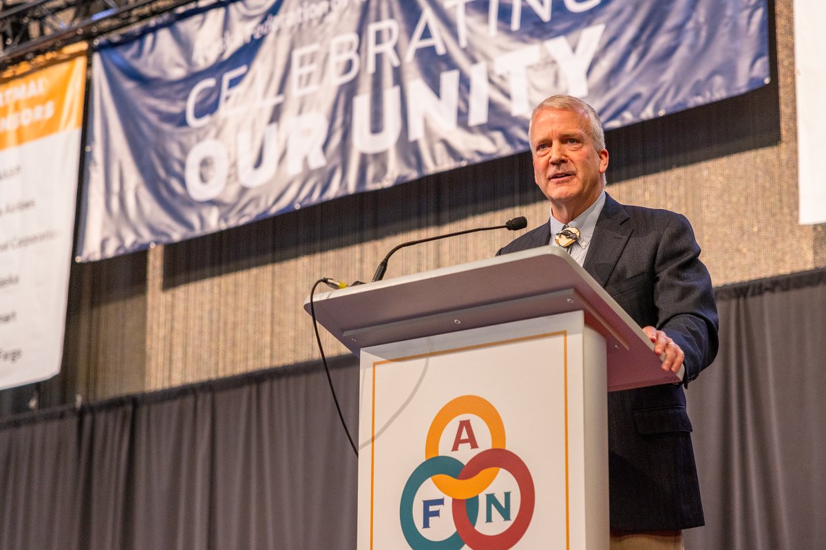 SenDanSullivan's tweet photo. Julie and I had a great time at the 2022 @NativeFed convention in Anchorage, celebrating AFN’s history as a uniting force in Alaska, and all that this unity has accomplished for our state.
#AFN #CelebratingOurUnity #2022AFN https://t.co/zpVPYCXsRL