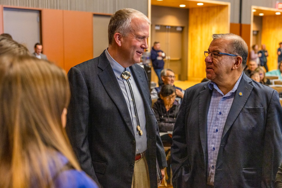 SenDanSullivan's tweet photo. Julie and I had a great time at the 2022 @NativeFed convention in Anchorage, celebrating AFN’s history as a uniting force in Alaska, and all that this unity has accomplished for our state.
#AFN #CelebratingOurUnity #2022AFN https://t.co/zpVPYCXsRL
